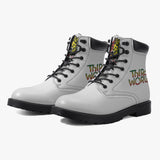 Third World High Top Leather Boot White