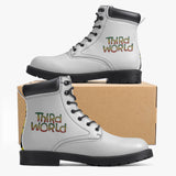 Third World High Top Leather Boot White