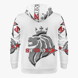 Chrome Lion Iconic Zip Up Hoodie